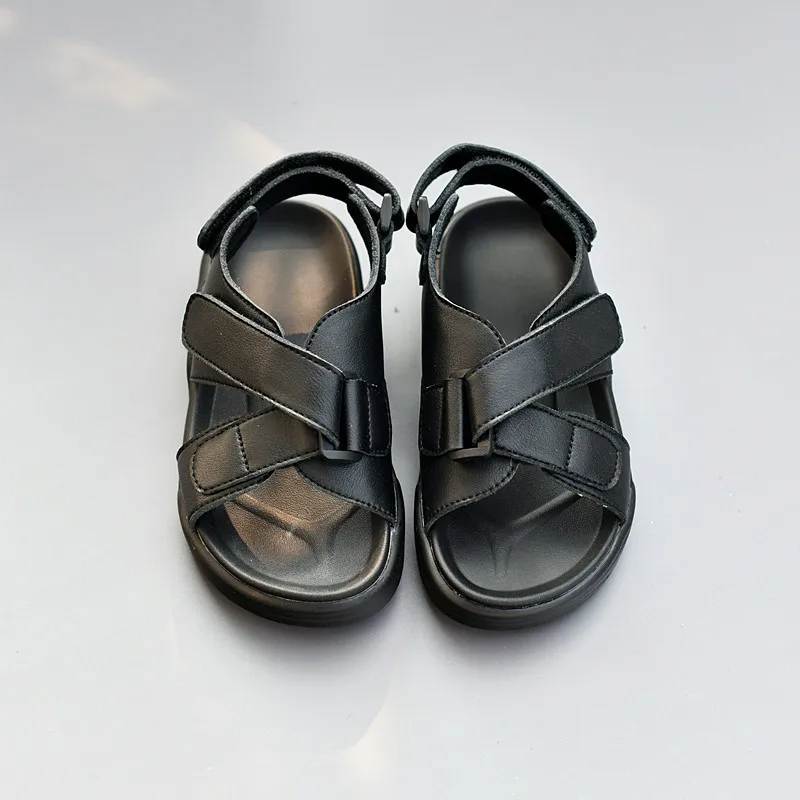 Genuine Leather Boy's Sports Sandals Fashion Adjustable Velcro Quick Dry Baby Girls Beach Shoes Cowhide Children's Sandals 
Genuine Leather Boy's Sports Sandals Fashion Adjustable Velcro Quick Dry Baby Girls Beach Shoes Cowhide Children's Sandals