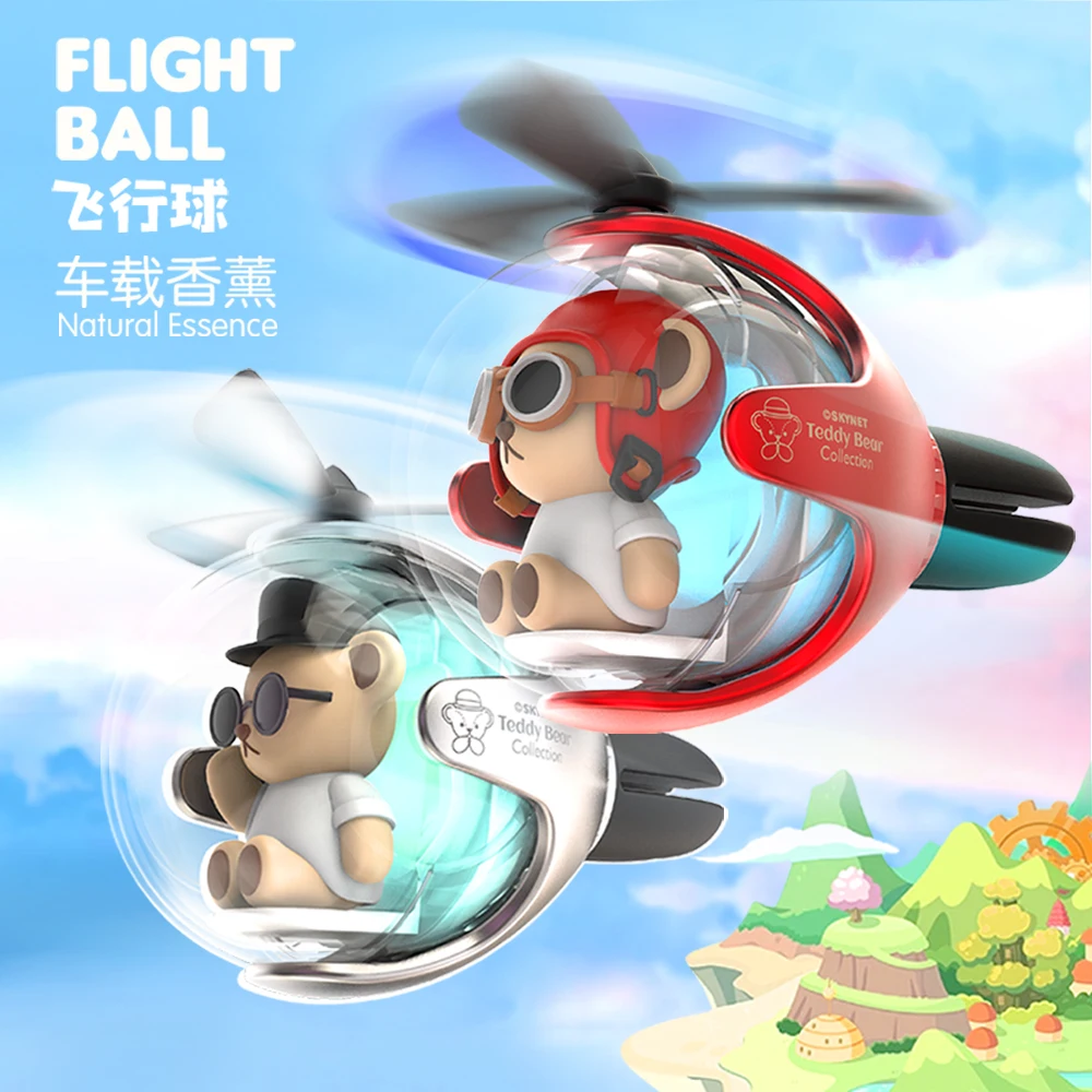 72KM Teddy Bear Pilot Car Air Freshener Interior Accessories Air Outlet Wingman Propeller Perfume Flavoring Diffuser Supplies
72KM Teddy Bear Pilot Car Air Freshener Interior Accessories Air Outlet Wingman Propeller Perfume Flavoring Diffuser Supplies