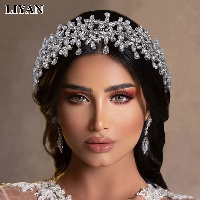 LIYAN Стразы Свадебная повязка свадебный головной убор для свадьбы тиары для конкурса волос ювелирные изделия для вечерние Ринок головные уб... 
LIYAN Стразы Свадебная повязка свадебный головной убор для свадьбы тиары для конкурса волос ювелирные изделия для вечерние Ринок головные уб...