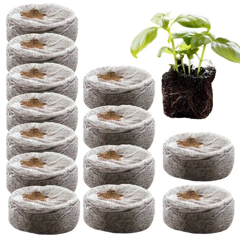 Seed Starter Soil Plugs 30mm Seed Rapid Rooter Plugs 12 PCS Nutrient Compressed Soil for Transplanting Growing Flower Vegetables
Seed Starter Soil Plugs 30mm Seed Rapid Rooter Plugs 12 PCS Nutrient Compressed Soil for Transplanting Growing Flower Vegetables