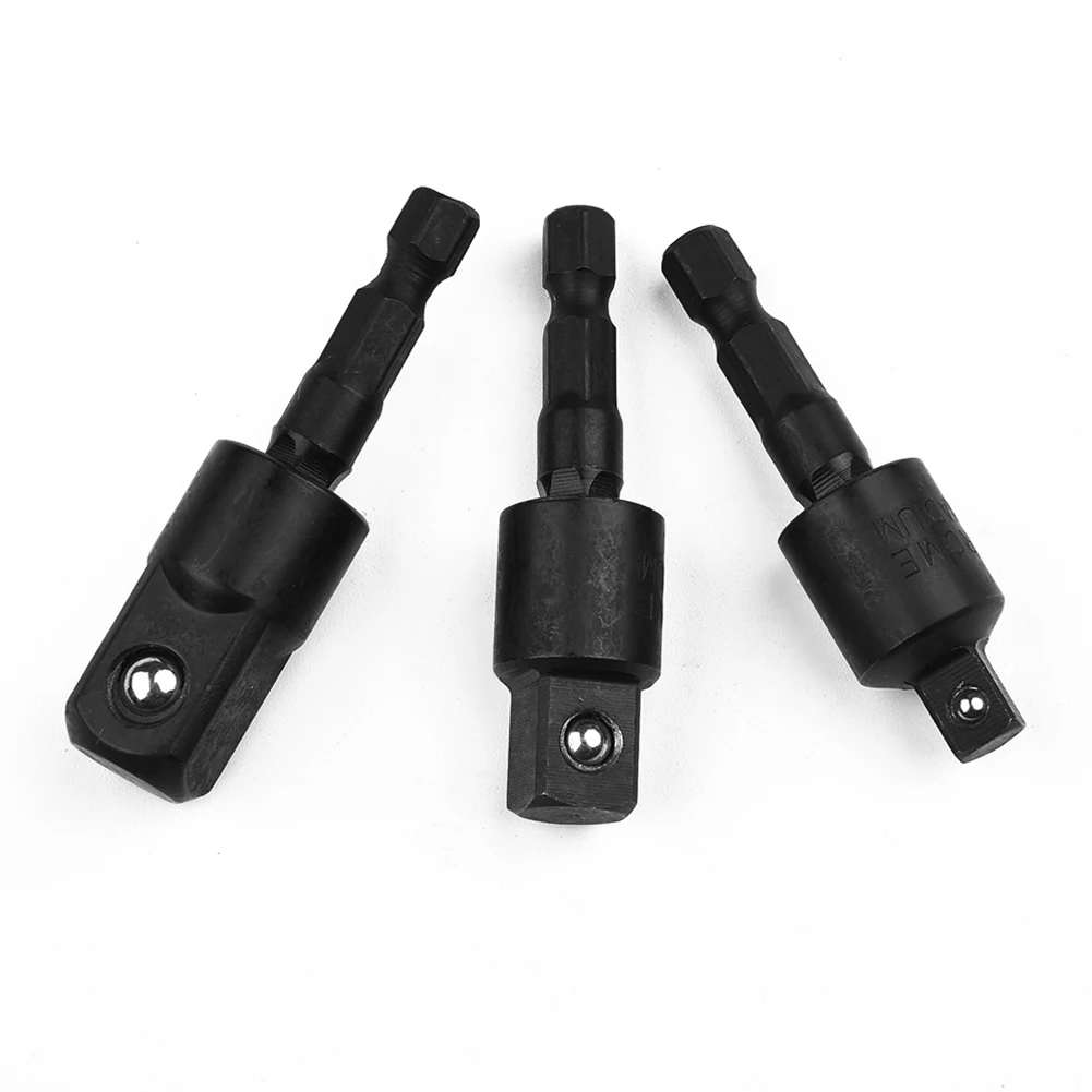 3pcs 360° Rotatable Electric Drill Socket Adapter Hex Shank For Impact Driver 1/4 3/8 1/2 Socket Drill Bits Socket Adapter
3pcs 360° Rotatable Electric Drill Socket Adapter Hex Shank For Impact Driver 1/4 3/8 1/2 Socket Drill Bits Socket Adapter