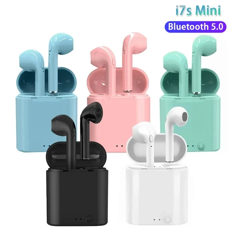 

I7s TWS Wireless Bluetooth Earphone Stereo Earbud I7 Mini Headphone With Charging Box Mic For Smart Phone