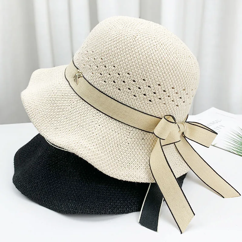 Women's Linen Braided Hat Sun With Visor Shade Bucket Hat Panama Bow KK Metal Logo Summer Hat Girls Vacation Beach Hat
Women's Linen Braided Hat Sun With Visor Shade Bucket Hat Panama Bow KK Metal Logo Summer Hat Girls Vacation Beach Hat