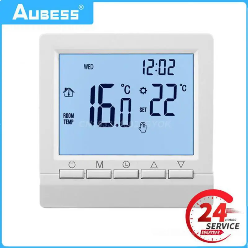 

Wifi Boiler Thermostat 16a/3a Programmable Smart Thermostat Tuya Electric Floor Heating Switch App Control Lcd Touch Screen