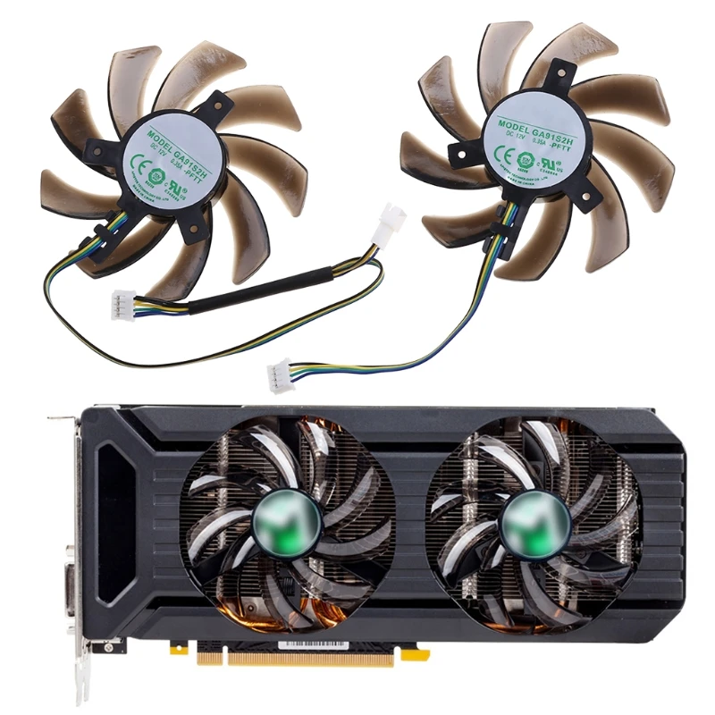 Альтернативный кулер для графического процессора 85 мм для Maxsun GTX1060 GTX1070Ti GTX1070 Palit GTX 1080, Вентилятор охлаждения с двумя графическими картами
Альтернативный кулер для графического процессора 85 мм для Maxsun GTX1060 GTX1070Ti GTX1070 Palit GTX 1080, Вентилятор охлаждения с двумя графическими картами
