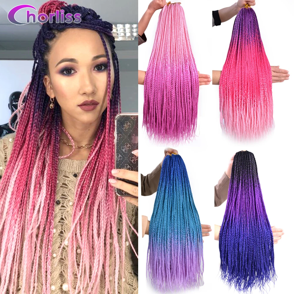24 Inch Box Braids Braiding Hair Thin Zizi Braids For Women Blue Ombre Synthetic Braiding Hair Extensions For Daily Chorliss
24 Inch Box Braids Braiding Hair Thin Zizi Braids For Women Blue Ombre Synthetic Braiding Hair Extensions For Daily Chorliss