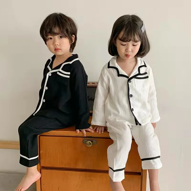 2023 Summer Baby Pajamas Suit Boys Girls Home Wear Set Infant Cartoon Sleepwear Children Cotton Pyjama Toddler Nightwear
2023 Summer Baby Pajamas Suit Boys Girls Home Wear Set Infant Cartoon Sleepwear Children Cotton Pyjama Toddler Nightwear