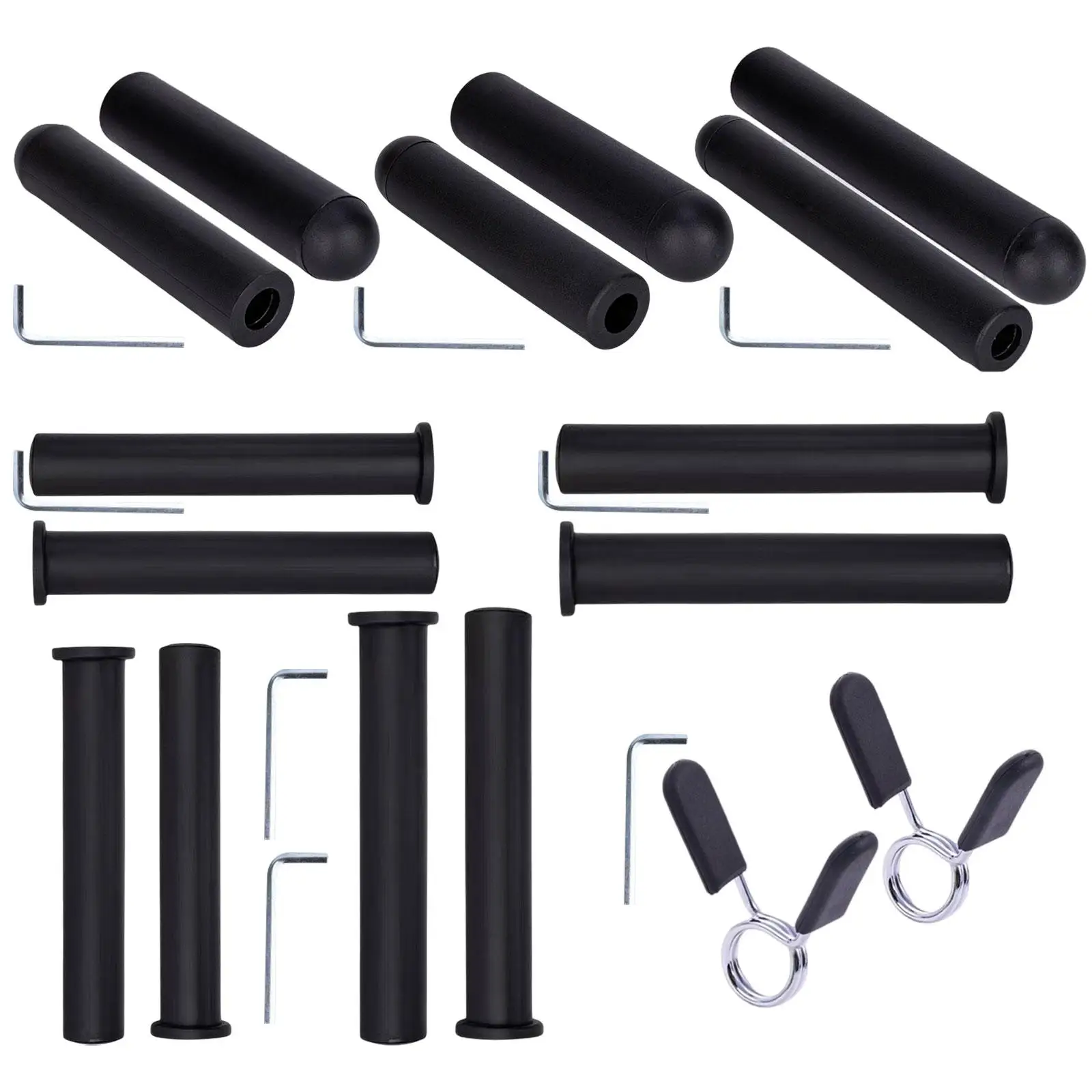 2Pcs Adapter Sleeve with Wrench Convert 1in Weight Posts to 2" Variable Diameter Sleeve for Training Strength Fitness Equipment
2Pcs Adapter Sleeve with Wrench Convert 1in Weight Posts to 2" Variable Diameter Sleeve for Training Strength Fitness Equipment