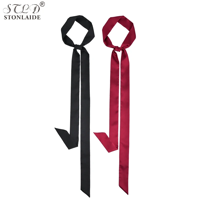 Choice Satin Korean Scarf Narrow Pure Silk Scarf For Women Long Tie Scarf Summer Hats Ribbon Street Ladies Neckerchiefs 5X200CM
Choice Satin Korean Scarf Narrow Pure Silk Scarf For Women Long Tie Scarf Summer Hats Ribbon Street Ladies Neckerchiefs 5X200CM
