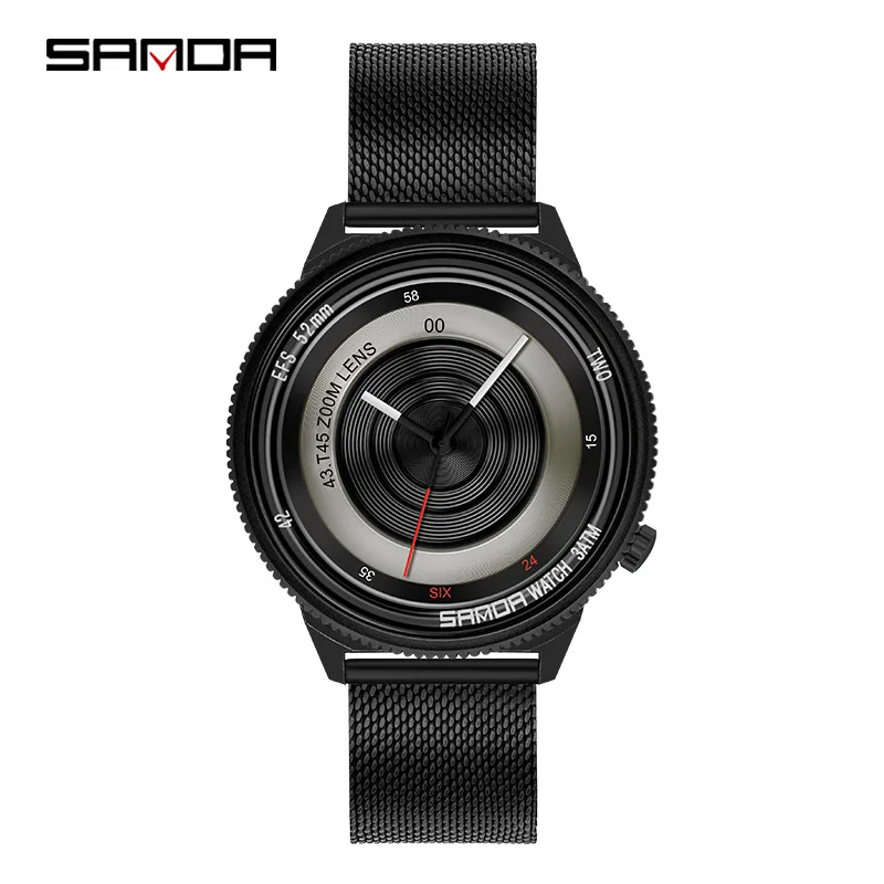 Sanda New Watch Photographer Time Series Fashion Trend Men’s Quartz Watch Cool Korean Version of Watch 1041
Sanda New Watch Photographer Time Series Fashion Trend Men’s Quartz Watch Cool Korean Version of Watch 1041