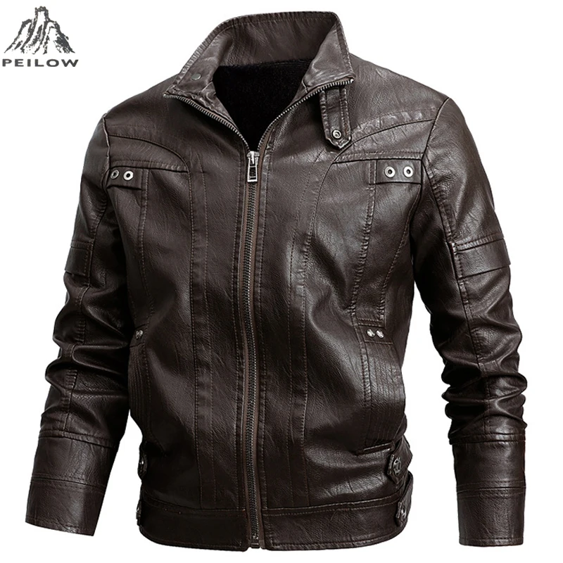 Men's Leather Jackets Brand Motorcycle Leather Jacket Men Fur Jacket Jaqueta De Couro Masculina Mens Leather Coats Jaqueta Couro
Men's Leather Jackets Brand Motorcycle Leather Jacket Men Fur Jacket Jaqueta De Couro Masculina Mens Leather Coats Jaqueta Couro