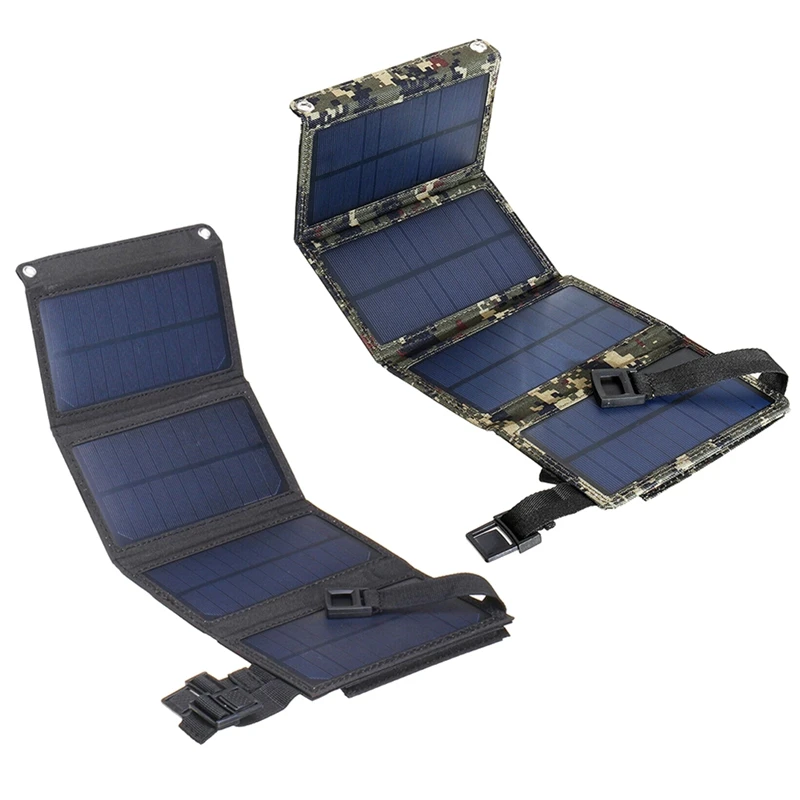 

Солнечная панель 20 Вт, оборудование для кемпинга, портативные зарядные устройства на солнечных батареях, водонепроницаемые товары для кемп...