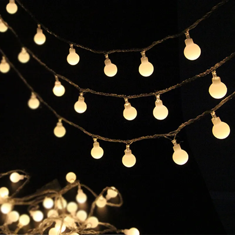 80 40 Balls LED String Lights Christmas Decorations Outdoor Garland Holiday Garden Decor Wedding Party Street Lights Waterproof
80 40 Balls LED String Lights Christmas Decorations Outdoor Garland Holiday Garden Decor Wedding Party Street Lights Waterproof