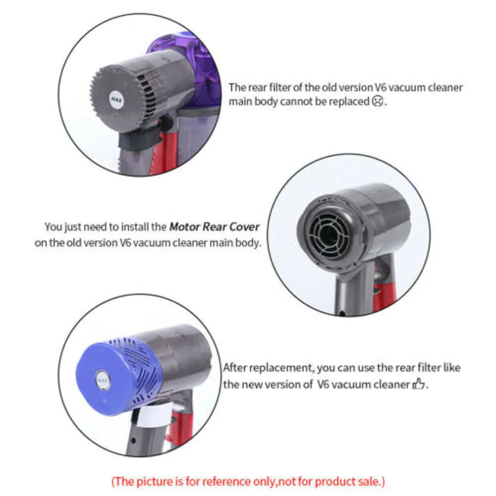 Задняя крышка двигателя для Dyson V6 DC58 DC59, вакуумный очиститель cleanejfkdjfkd, Сменные аксессуары, набор фильтров для уборки HEPA
Задняя крышка двигателя для Dyson V6 DC58 DC59, вакуумный очиститель cleanejfkdjfkd, Сменные аксессуары, набор фильтров для уборки HEPA