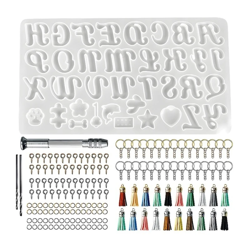 R3MC Reversed Silicone Alphabet Resin Mold Kit with Drill Tassel Fancy Letter Decor
R3MC Reversed Silicone Alphabet Resin Mold Kit with Drill Tassel Fancy Letter Decor