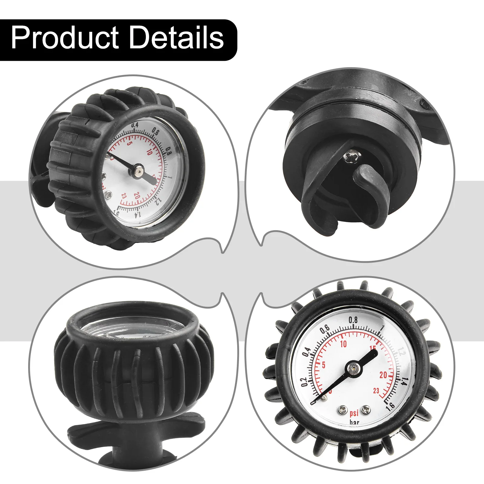 Pressure Gauge Kayak Barometer 23Psi Air Valve Double Pressure Units For Boat Kayak For Inflatable High Performance
Pressure Gauge Kayak Barometer 23Psi Air Valve Double Pressure Units For Boat Kayak For Inflatable High Performance