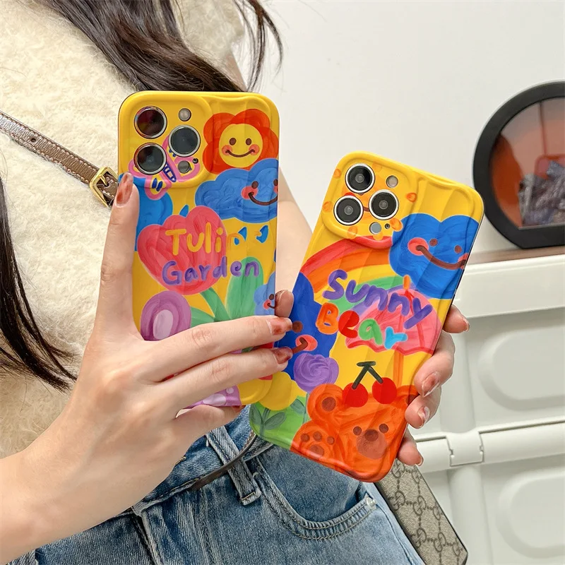 Яркий мультяшный милый чехол Sunny Bear в виде тюльпана для IPhone 14pro Max 13Plus 12 11 X XR/XS INS стильный противоударный чехол
Яркий мультяшный милый чехол Sunny Bear в виде тюльпана для IPhone 14pro Max 13Plus 12 11 X XR/XS INS стильный противоударный чехол