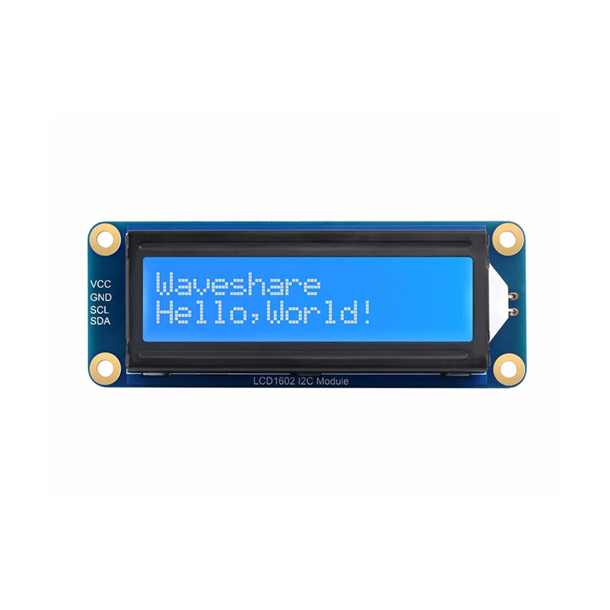 

Waveshare LCD1602 I2C LCD Screen AiP31068 32-Character LCD Screen Compatible with 3.3V/5V for Raspberry/Pi Pico/Jetson Nano