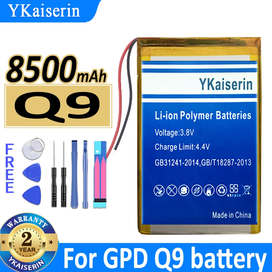 

8500mAh YKaiserin Battery Q 9 for GPD Q9 battery Digital Batteries