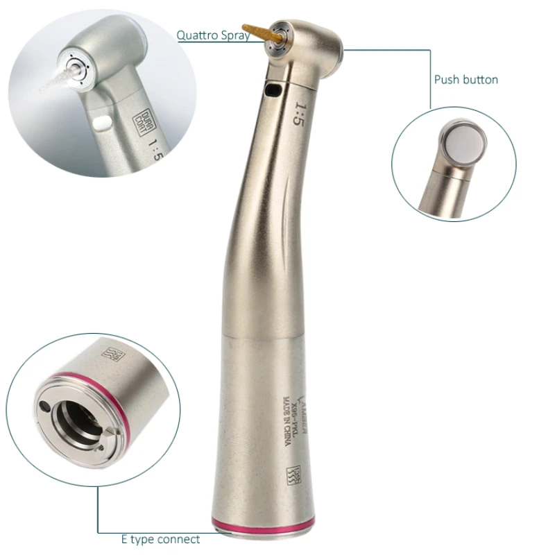 Z95L Increasing Speed 1:5 Red Ring Internal Spray Fiber Optical Contra Angle dentistry Electric Micro Motor Handpiece 
Z95L Increasing Speed 1:5 Red Ring Internal Spray Fiber Optical Contra Angle dentistry Electric Micro Motor Handpiece