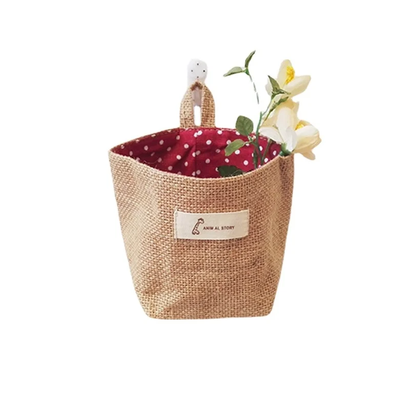 1pcs Home Decor Stripe Hanging Pocket Small Sack Sundries Organizer Cosmetic Organiser Cotton Linen Storage Bag Storage Baskets
1pcs Home Decor Stripe Hanging Pocket Small Sack Sundries Organizer Cosmetic Organiser Cotton Linen Storage Bag Storage Baskets