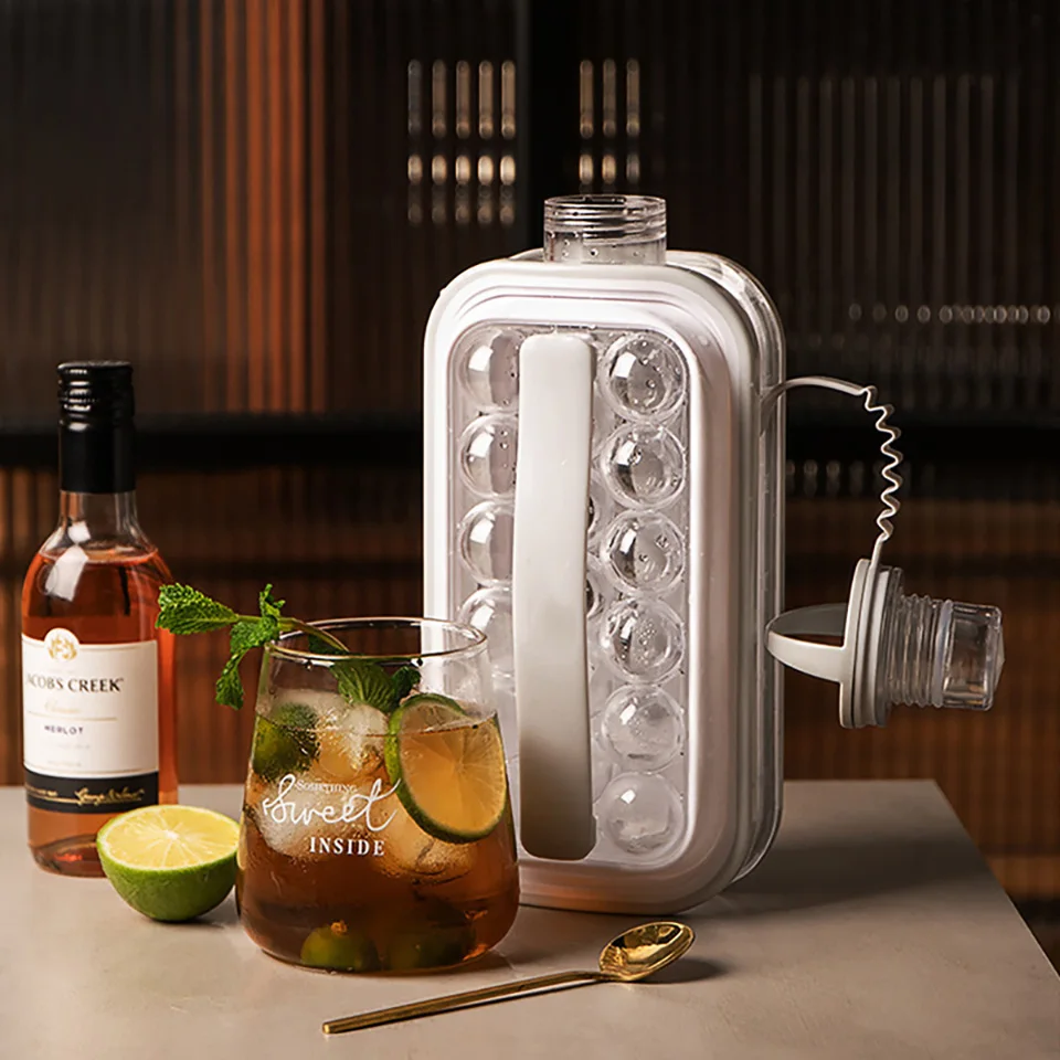 2 In 1 Portable Folding Ice Box Mold Frozen Ice Cube Mold With Lid Kitchen Bar Silicone Ice Box Ice Hockey Kettle Ball Maker
2 In 1 Portable Folding Ice Box Mold Frozen Ice Cube Mold With Lid Kitchen Bar Silicone Ice Box Ice Hockey Kettle Ball Maker