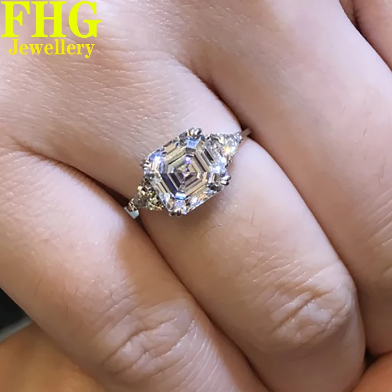 Asscher 1 2 3 4 5Carat Solid Au417 10K White Gold Ring DVVS Moissanite Diamonds Round Wedding Party Engagement Anniversary Ring
Asscher 1 2 3 4 5Carat Solid Au417 10K White Gold Ring DVVS Moissanite Diamonds Round Wedding Party Engagement Anniversary Ring