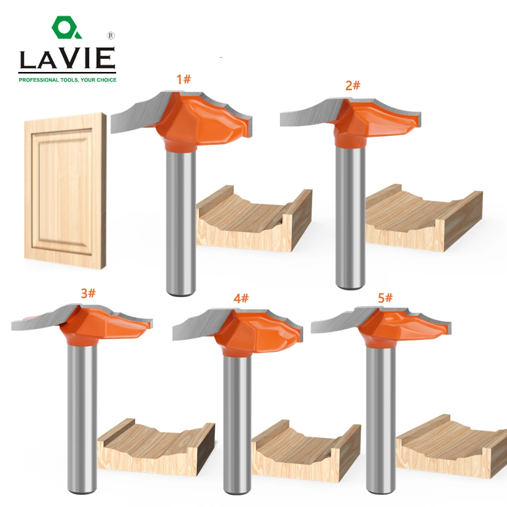 5pcs 1/4" 6MM Shank Milling Cutter Wood Carving Door Frame Router Bits For Wood Carbide Lassical Door Cabinet Bits Woodworking
5pcs 1/4" 6MM Shank Milling Cutter Wood Carving Door Frame Router Bits For Wood Carbide Lassical Door Cabinet Bits Woodworking
