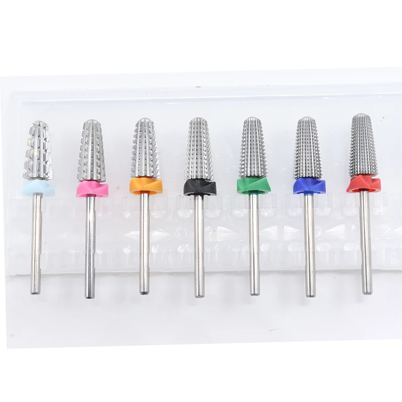 New! 5 in 1 Tapered Safety Carbide Nail Drill Bits With Cut Drills Carbide Milling Cutter Manicure Remove Gel Nails Accessories 
New! 5 in 1 Tapered Safety Carbide Nail Drill Bits With Cut Drills Carbide Milling Cutter Manicure Remove Gel Nails Accessories