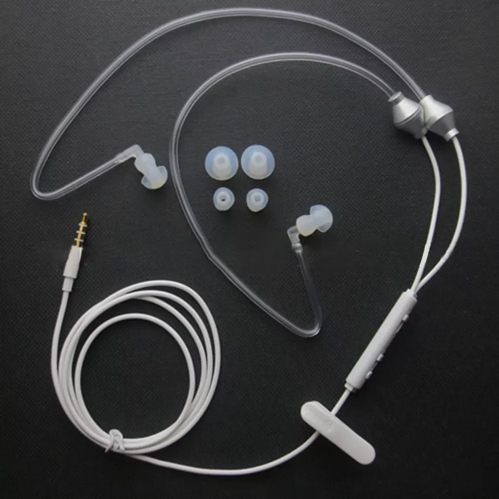 Ear Earphone Stereo Air Tube Anti-radiation Headset Radiation Proof Earphone Earbud With 3.5mm Plug
Ear Earphone Stereo Air Tube Anti-radiation Headset Radiation Proof Earphone Earbud With 3.5mm Plug