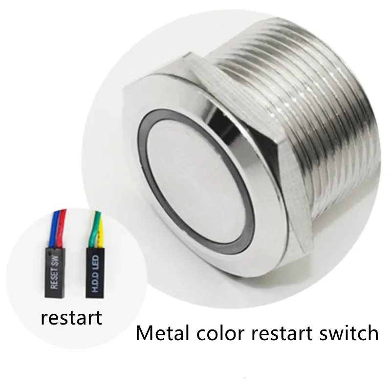 12/16/19/22 мм ПК Хост старт перезапуск светодиодный металлический кнопочный переключатель ПК сделай сам с 60 см кабель материнской платы Водонепроницаемый компьютер 3-6 в
12/16/19/22 мм ПК Хост старт перезапуск светодиодный металлический кнопочный переключатель ПК сделай сам с 60 см кабель материнской платы Водонепроницаемый компьютер 3-6 в