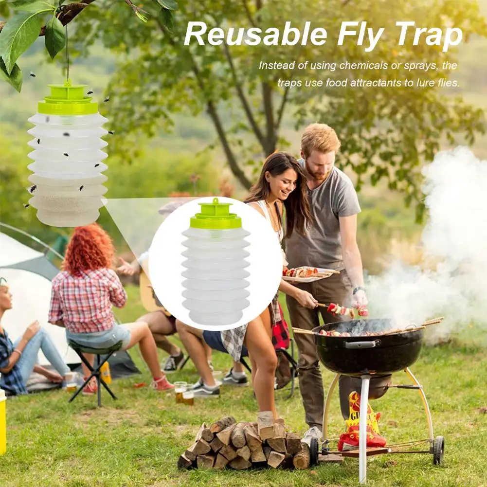 Practical Fly Trap Killers Foldable Efficient Outdoor Use Insect Traps Lightweight Insect Catchers Canteens Supply 
Practical Fly Trap Killers Foldable Efficient Outdoor Use Insect Traps Lightweight Insect Catchers Canteens Supply