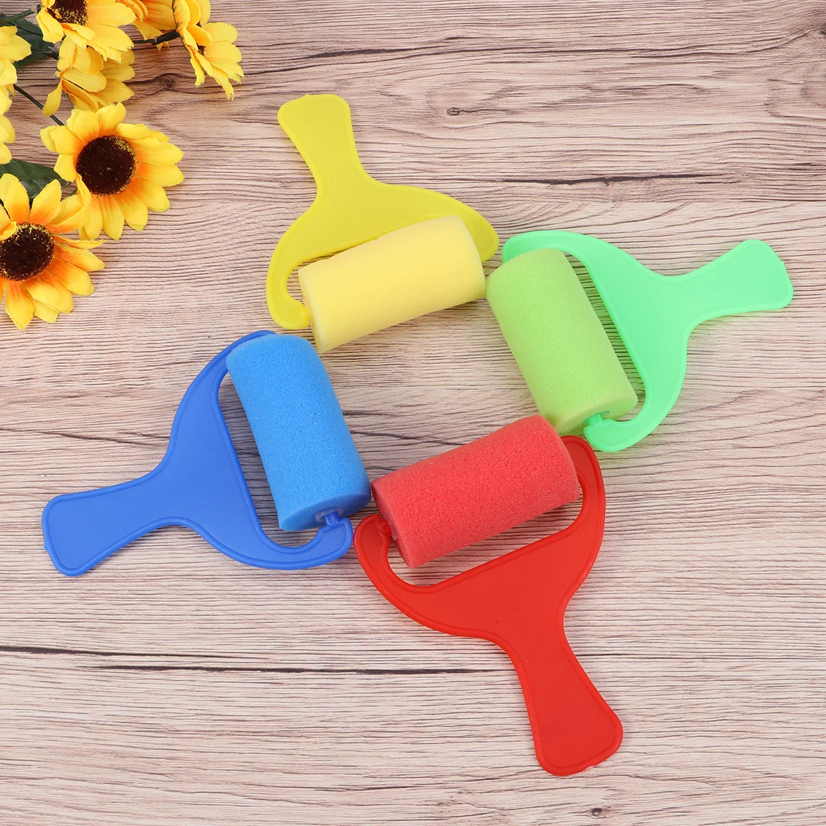 8Pcs Sponge Rollers Brayers Children Artists Kids Painters Rolls Brush for Graffiti Drawing
8Pcs Sponge Rollers Brayers Children Artists Kids Painters Rolls Brush for Graffiti Drawing