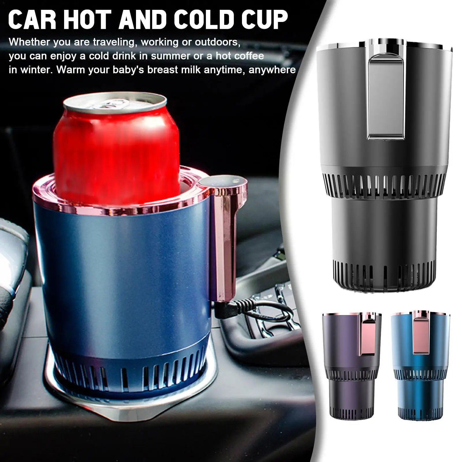 2-in-1 Cooling & Heating Car Cup Electric Coffee 12v Cooler Warmer Mug Beverage 36w Temperature Milk Display With And Y8o3
2-in-1 Cooling & Heating Car Cup Electric Coffee 12v Cooler Warmer Mug Beverage 36w Temperature Milk Display With And Y8o3
