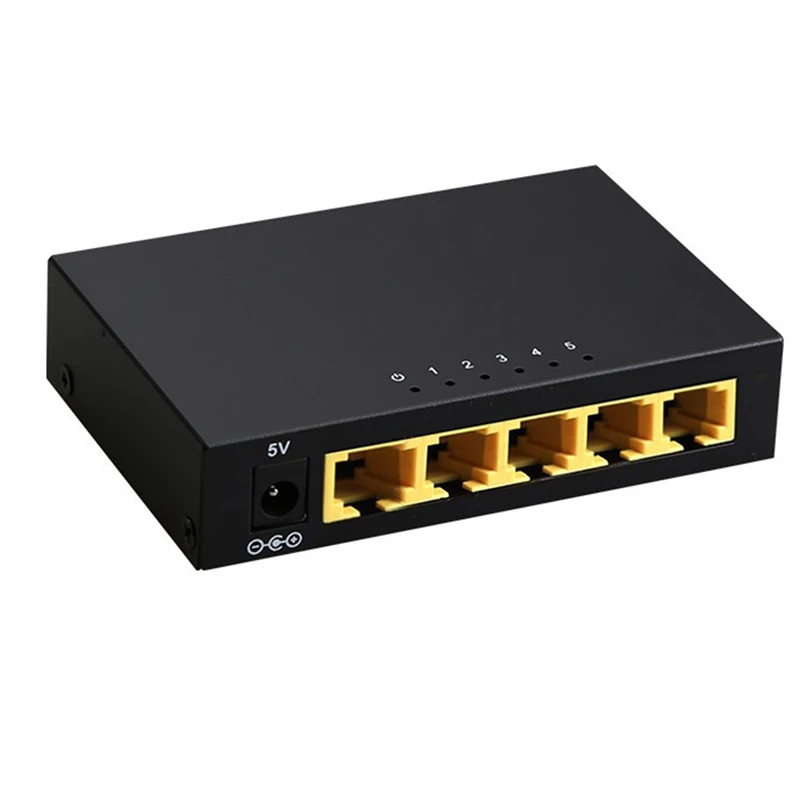 TXE153 Switch Unmanaged Switch Constant Network Splitter 5-Port 100 Gigabit Metal EU Plug
TXE153 Switch Unmanaged Switch Constant Network Splitter 5-Port 100 Gigabit Metal EU Plug