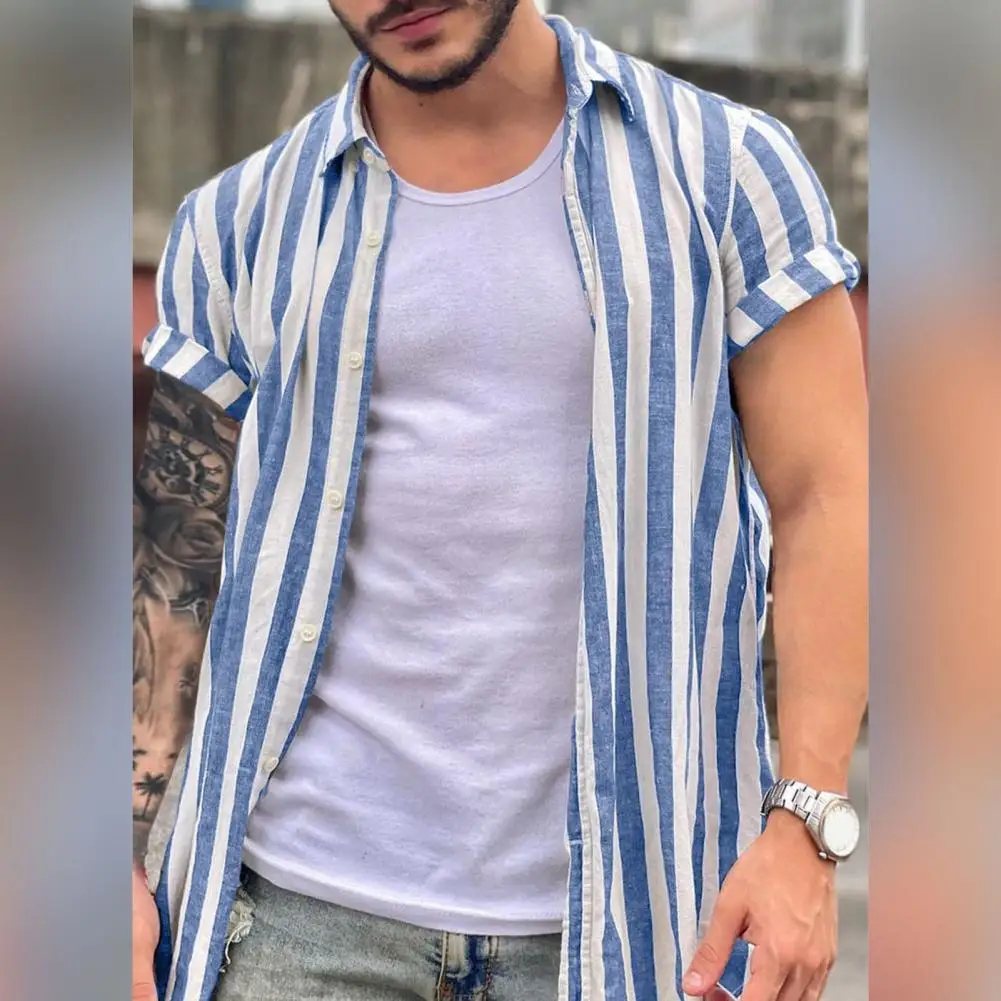 Lightweight Great Casual Summer Top Pattern Summer Shirt Quick Dry for Daily Wear
Lightweight Great Casual Summer Top Pattern Summer Shirt Quick Dry for Daily Wear
