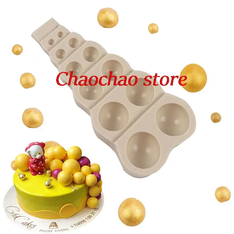 Fondant Mould Size Semicircle Pearl Cake Mold Semicircle Silicone Chocolate Cake Mold Epoxy Mold Silicone Mold Decoration Tools
Fondant Mould Size Semicircle Pearl Cake Mold Semicircle Silicone Chocolate Cake Mold Epoxy Mold Silicone Mold Decoration Tools