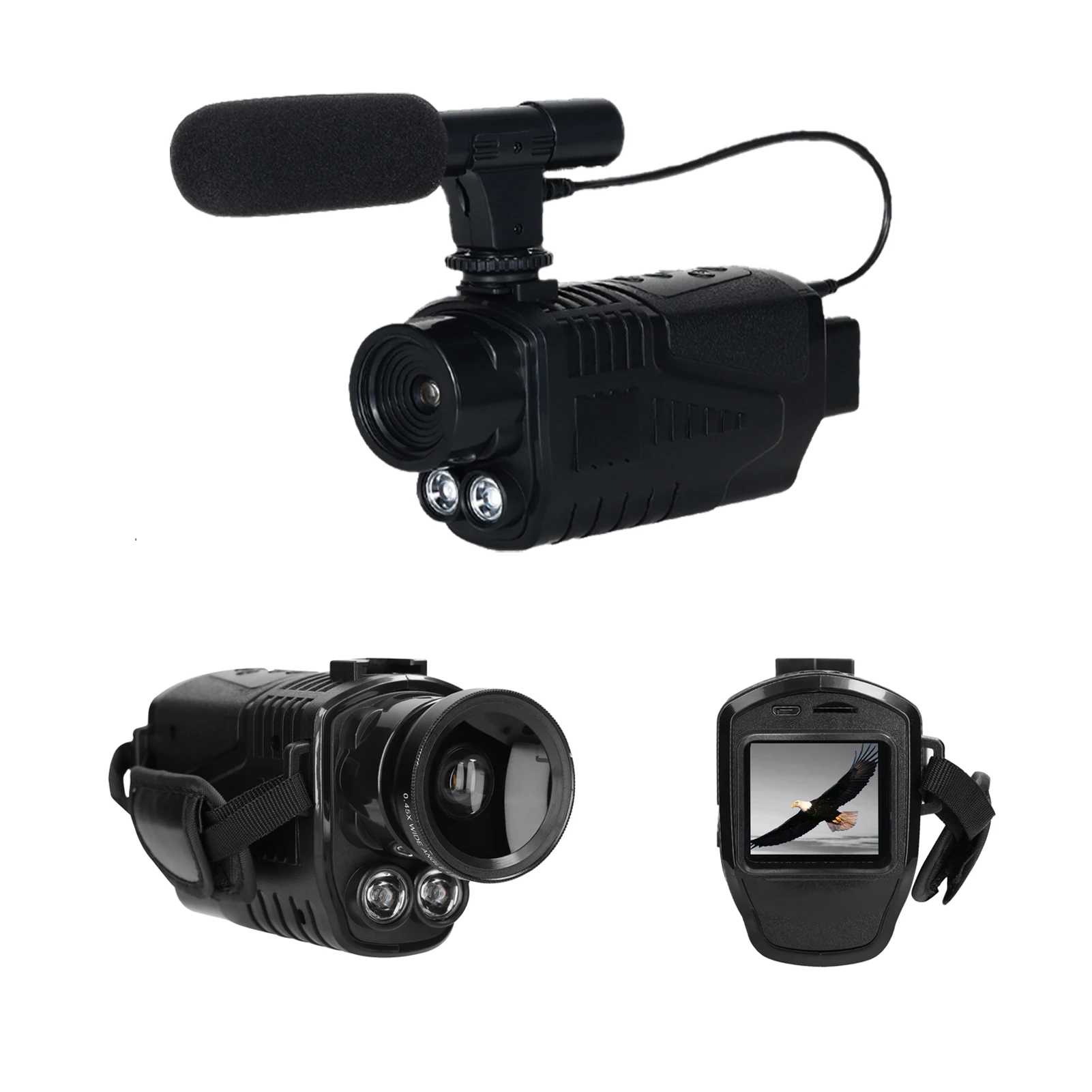 Night Vision Rechargeable 850nm Infrared HD 5X Digital Zoom Telescope Night Goggles Wiht MIC for Hunting Camping Surveillance
Night Vision Rechargeable 850nm Infrared HD 5X Digital Zoom Telescope Night Goggles Wiht MIC for Hunting Camping Surveillance