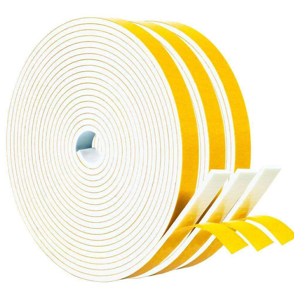 2/4/5M Meters Self-adhesive Door And Window Sealing Strip Glass Window Anti-collision Rubber Strip Foam Sound Insulation Strip
2/4/5M Meters Self-adhesive Door And Window Sealing Strip Glass Window Anti-collision Rubber Strip Foam Sound Insulation Strip