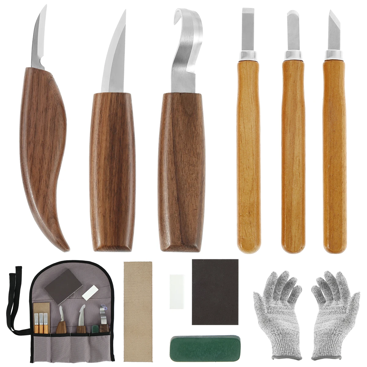 Chisel Woodworking Cutter Hand Tool Set Wood Carving Knife DIY Peeling Woodcarving Sculptural Spoon Carving Cutter Carving Knife 
Chisel Woodworking Cutter Hand Tool Set Wood Carving Knife DIY Peeling Woodcarving Sculptural Spoon Carving Cutter Carving Knife