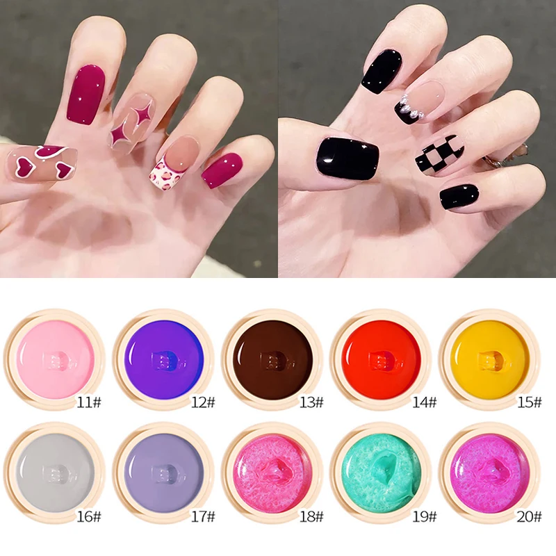 Nail Polish Gel Solid Nail Glue Painting UV Gel Solid Cream Glue DIY Manicure Varnishes Glitter Japanese Nail Art Tools
Nail Polish Gel Solid Nail Glue Painting UV Gel Solid Cream Glue DIY Manicure Varnishes Glitter Japanese Nail Art Tools