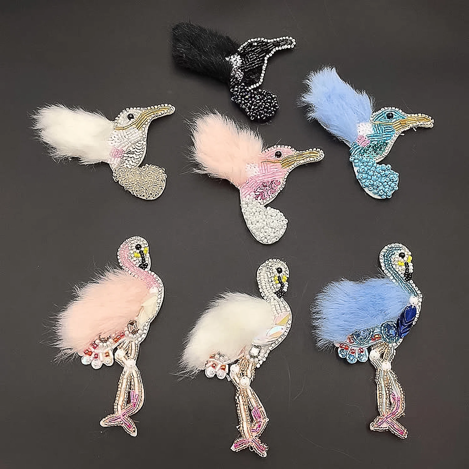 3D Swan And Bird Fabric Applique Patch With Handmade Beaded Faux Fur For Clothing Decoration Diy Sewing Supply Anime Patch
3D Swan And Bird Fabric Applique Patch With Handmade Beaded Faux Fur For Clothing Decoration Diy Sewing Supply Anime Patch