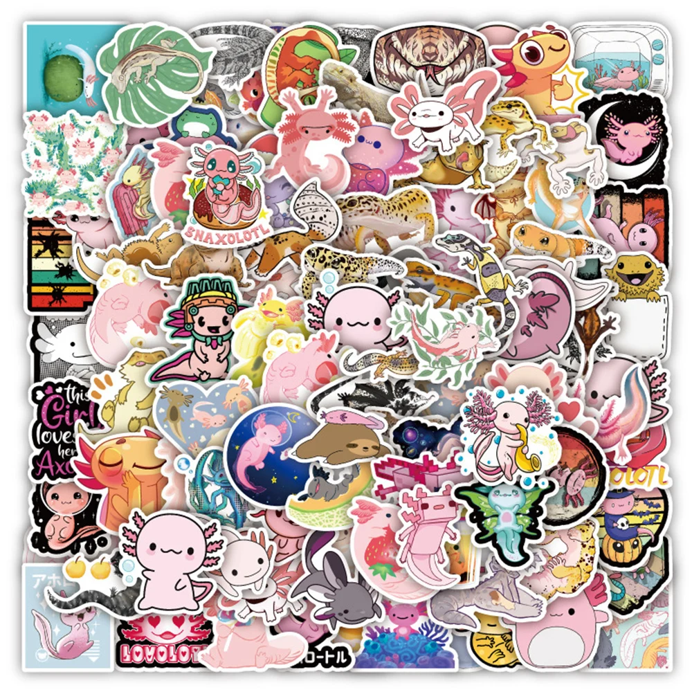10/30/50/100pcs Cartoon Salamander Axolotl Cute Pet Stickers Animals Decals DIY Bicycle Laptop Phone PVC Graffiti Sticker Packs
10/30/50/100pcs Cartoon Salamander Axolotl Cute Pet Stickers Animals Decals DIY Bicycle Laptop Phone PVC Graffiti Sticker Packs