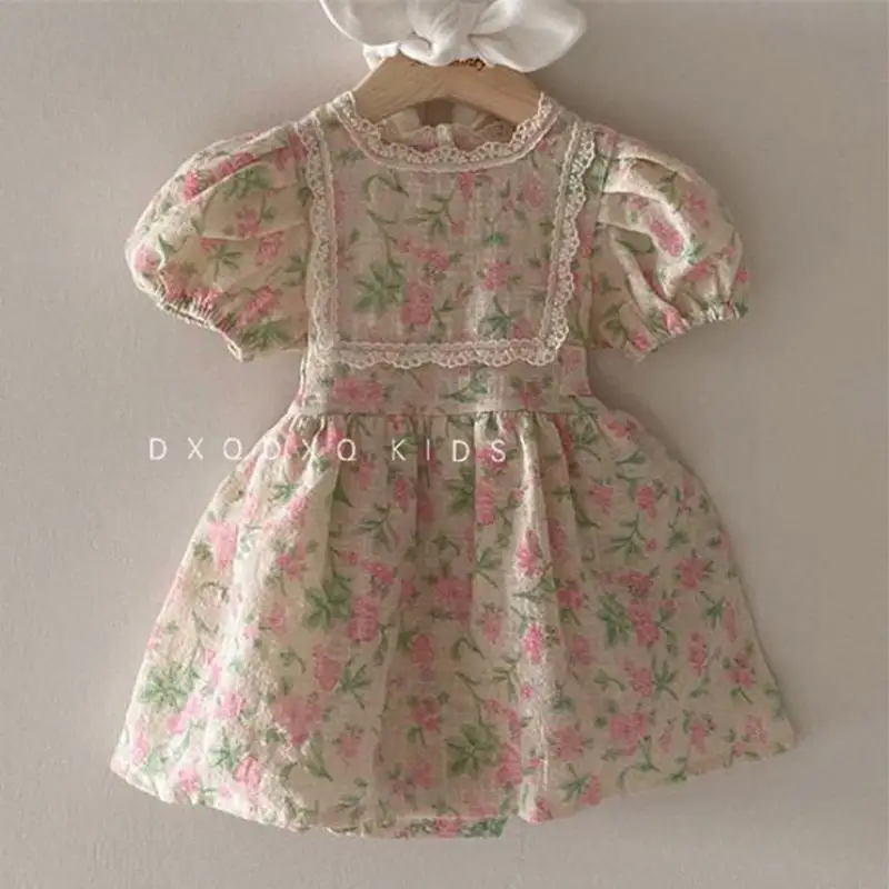 Kids Clothes Summer Cotton Classic Floral Pattern Short Sleeve Dress Girls Summer Long Dress
Kids Clothes Summer Cotton Classic Floral Pattern Short Sleeve Dress Girls Summer Long Dress