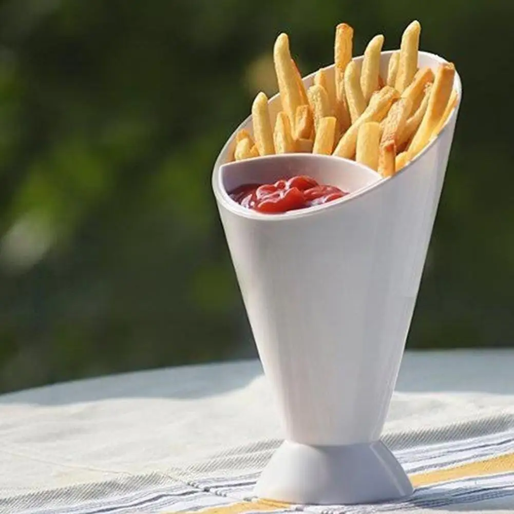 Закусочная чашка Fries Shelf Holder Assorted Sauce Chips Dip Snack Cone Cup Two Cup-mouth Tableware Кухонные принадлежности
Закусочная чашка Fries Shelf Holder Assorted Sauce Chips Dip Snack Cone Cup Two Cup-mouth Tableware Кухонные принадлежности