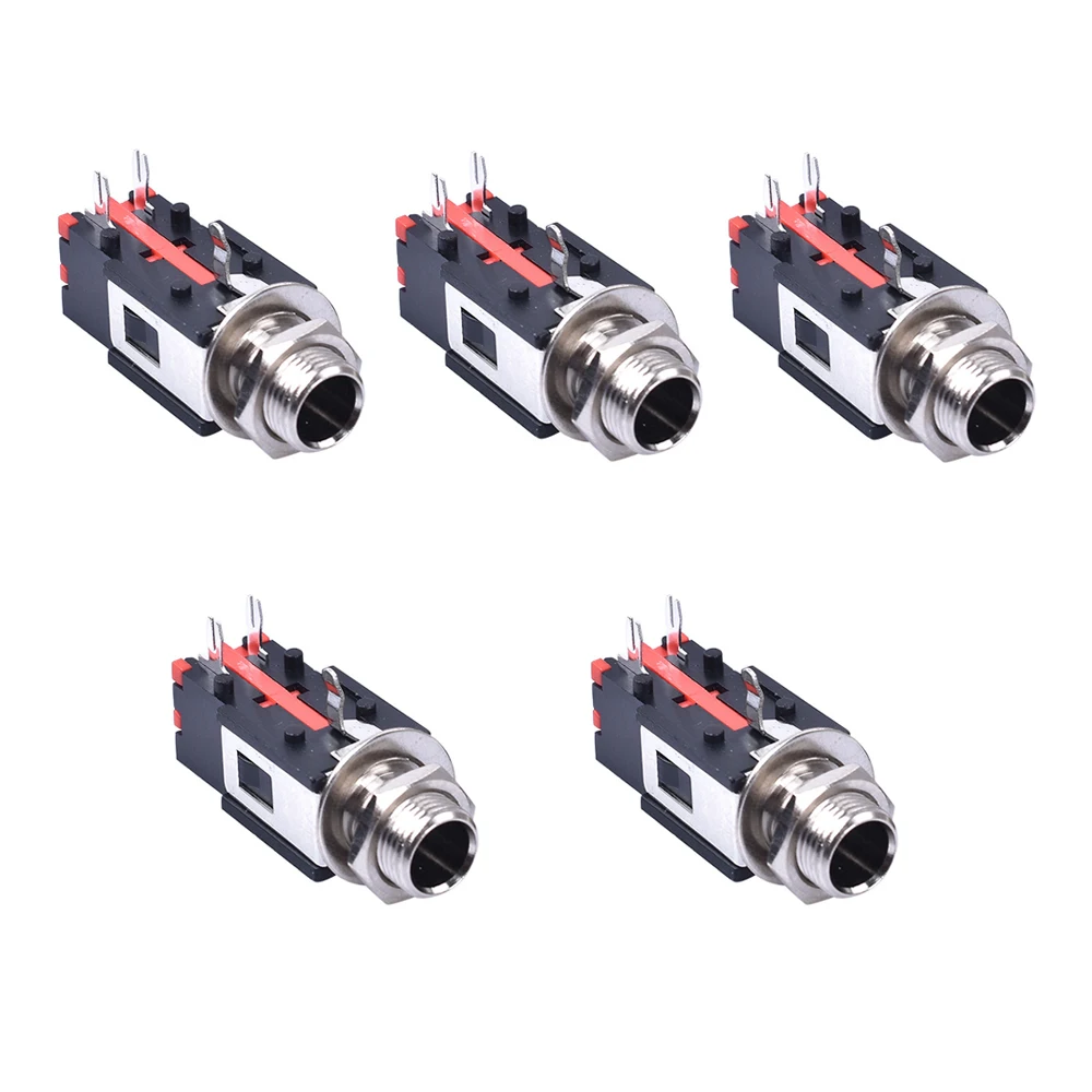 5PCS 6.35mm 1/4 2Pin Female Audio Dual Channel Stereo Phone Jack Connector 6.35mm Headphone Microphone Socket Connector
5PCS 6.35mm 1/4 2Pin Female Audio Dual Channel Stereo Phone Jack Connector 6.35mm Headphone Microphone Socket Connector