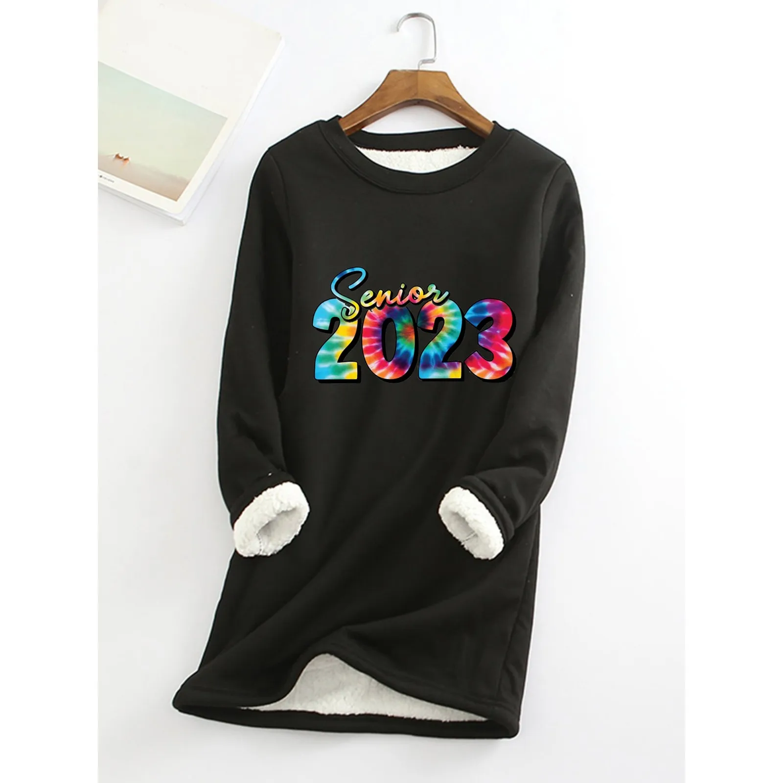 Autumn Winter Oversized T-Shirts Pullover Top Warm Tees Fleece Blouse Round Neck Top Women Long Sleeve Camisetas Dailywear New
Autumn Winter Oversized T-Shirts Pullover Top Warm Tees Fleece Blouse Round Neck Top Women Long Sleeve Camisetas Dailywear New