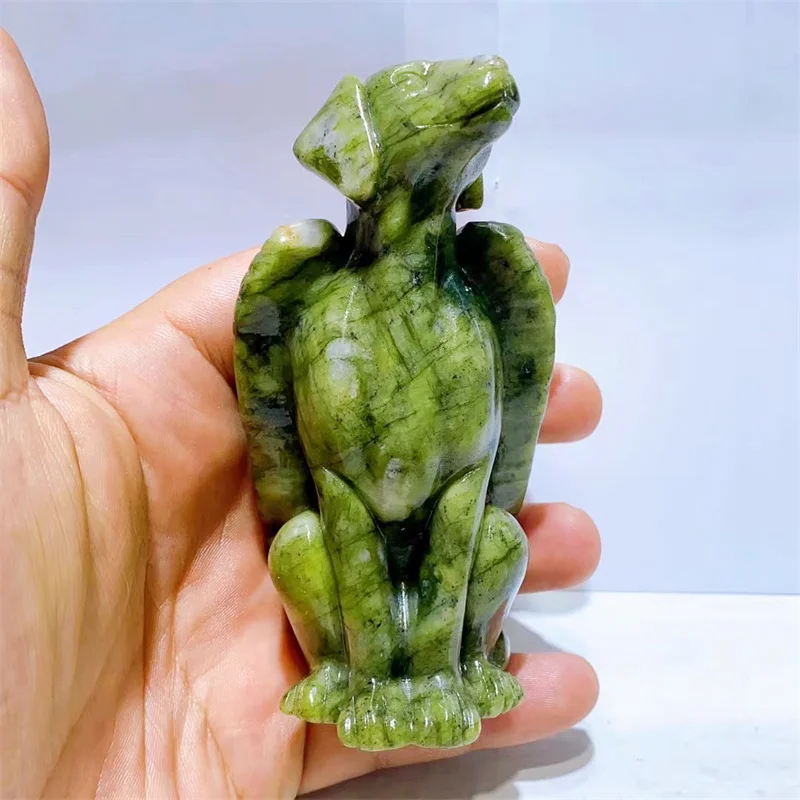 9.5cm Natural Ophiolite Angel Wings Dog Hand Carved Animal Figurine Animal Carving Healing Gemstone Crafts For Christmas Gift
9.5cm Natural Ophiolite Angel Wings Dog Hand Carved Animal Figurine Animal Carving Healing Gemstone Crafts For Christmas Gift