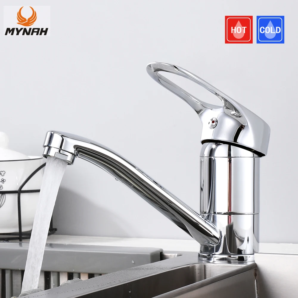 MYNAH Kitchen Sink Faucet Hot and Cold Water Mixer Single Hole Face Wash Tap Basin Mixer Water Taps Chromed Faucet
MYNAH Kitchen Sink Faucet Hot and Cold Water Mixer Single Hole Face Wash Tap Basin Mixer Water Taps Chromed Faucet