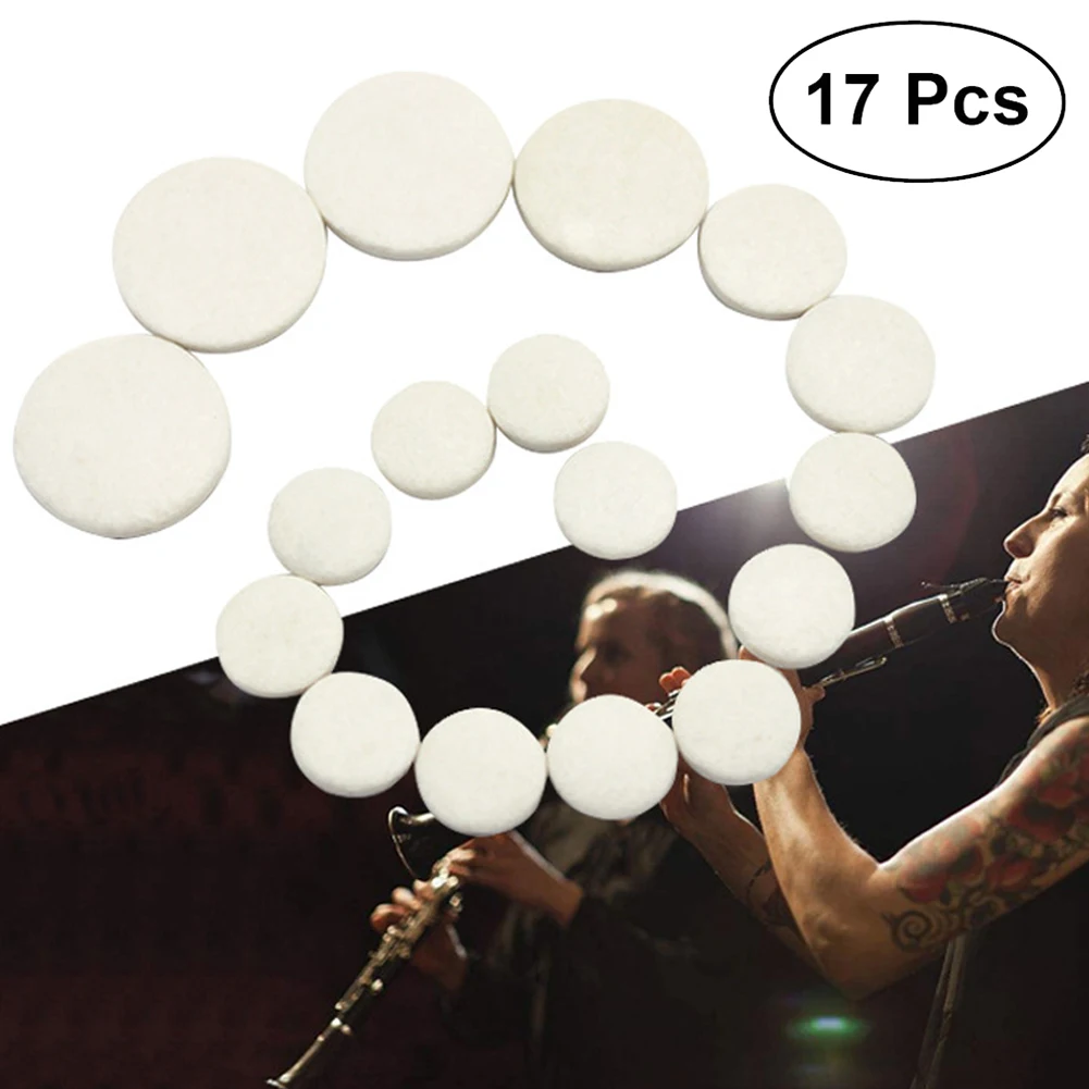17Pcs Clarinet Pad Hot Sale Bb Clarinet Pads Sound Hole Pad Treble Drop B Tuning Hole Pad Replacement Accessories Set
17Pcs Clarinet Pad Hot Sale Bb Clarinet Pads Sound Hole Pad Treble Drop B Tuning Hole Pad Replacement Accessories Set